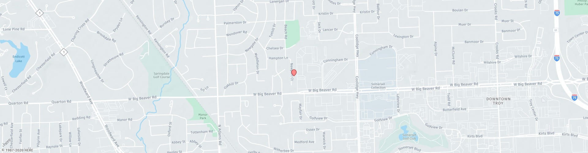 Location Map: 3270 W Big Beaver Rd Troy, MI 48084